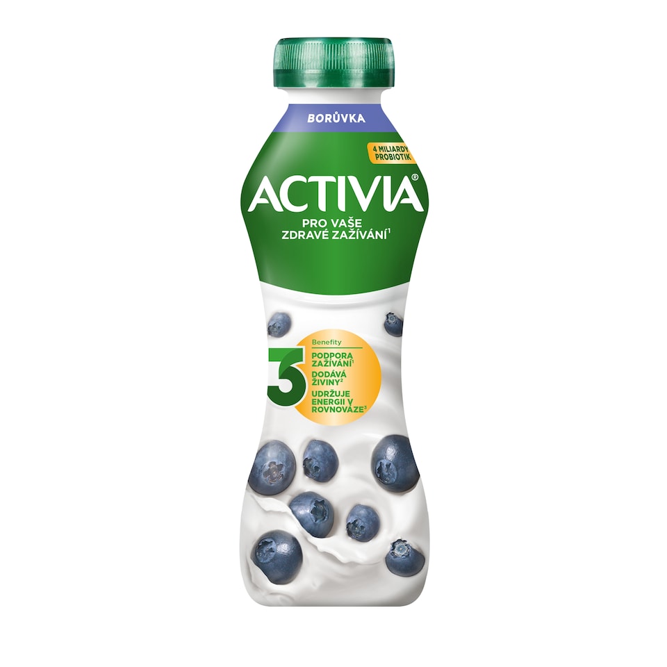 ACTIVIA Nápoj Borůvka 280g