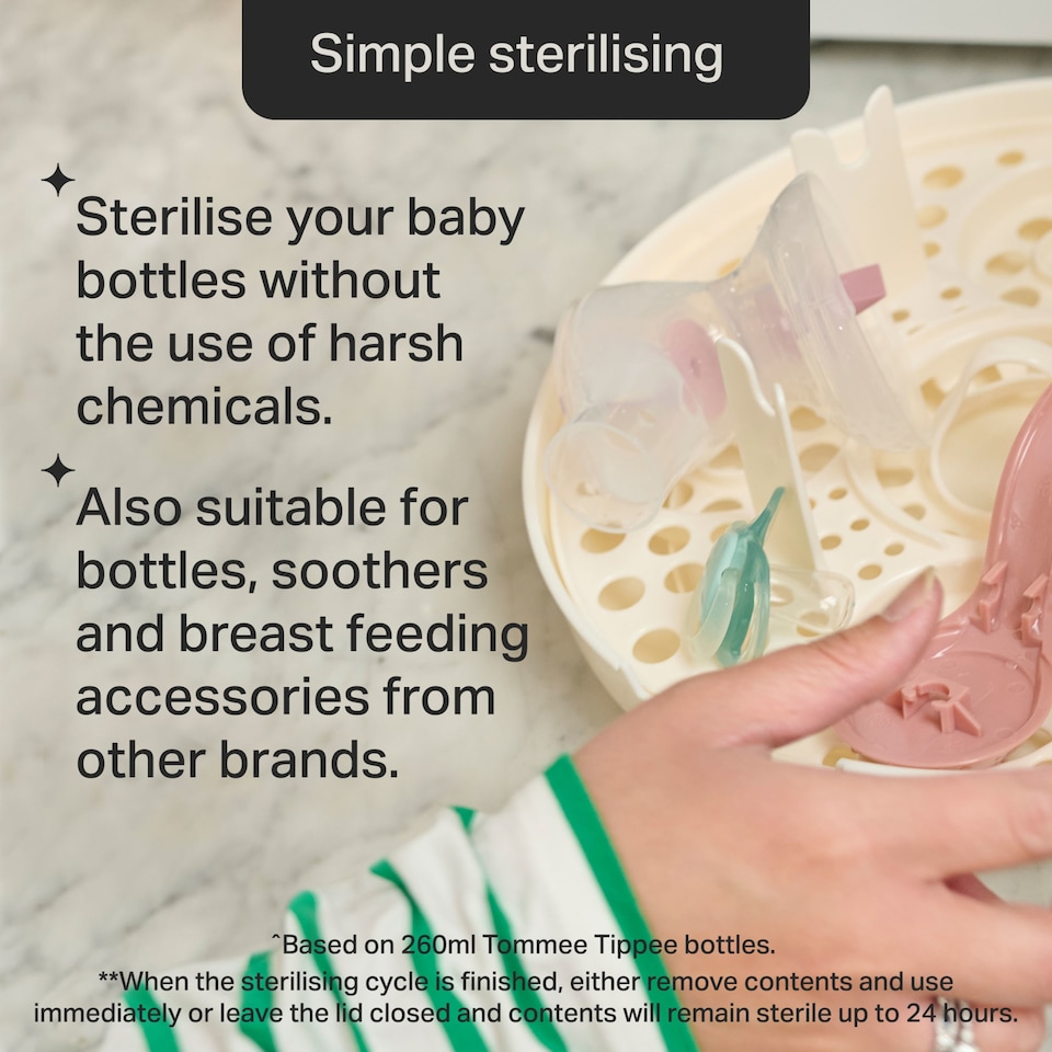 image 1 of Tommee Tippee Micro-Steam Microwave Steriliser