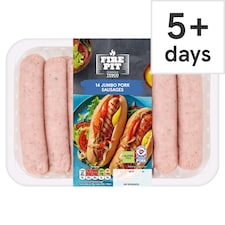 Tesco Fire Pit 14 Jumbo Pork Sausages 1Kg