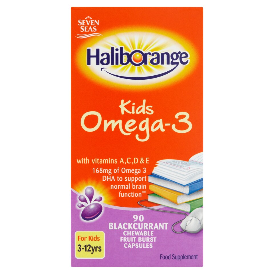 HALIBORANGE OMEGA 3 CHEWY BLACKCURRANT 90