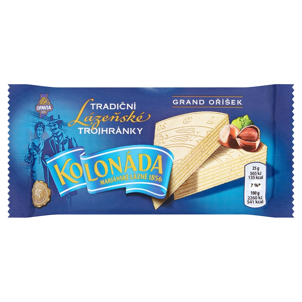 Opavia Kolonáda Tradiční lázeňské trojhránky grand oříšek 50g