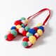 image 3 of Paperchase Cosmic Christmas Pom Pom Letter H Hanging Decoration