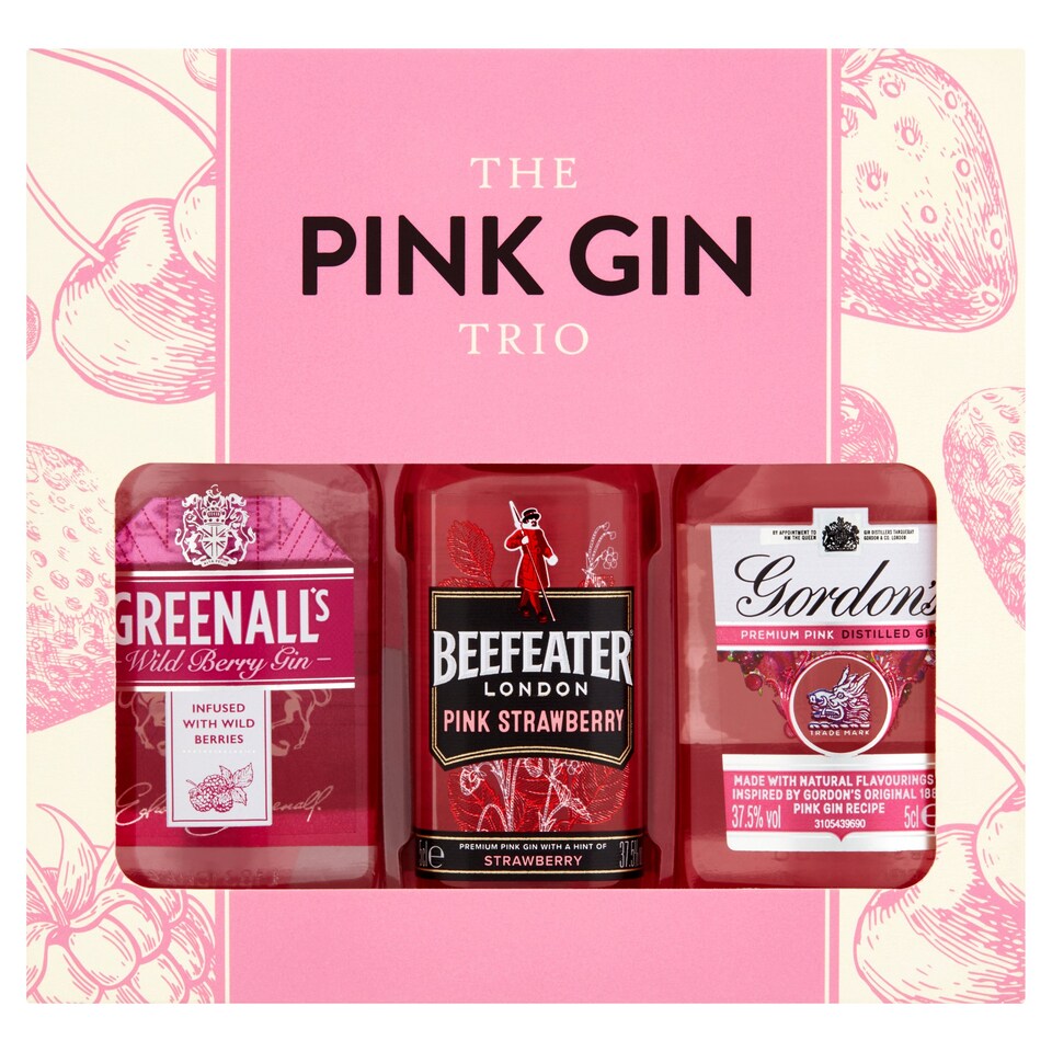 The Pink Gin Trio Selection Gift Set