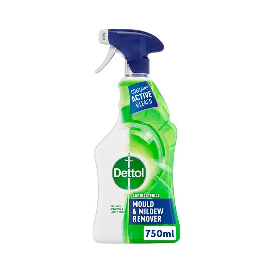 Dettol Antibacterial Mould & Mildew Remover Spray 750Ml Tesco Groceries
