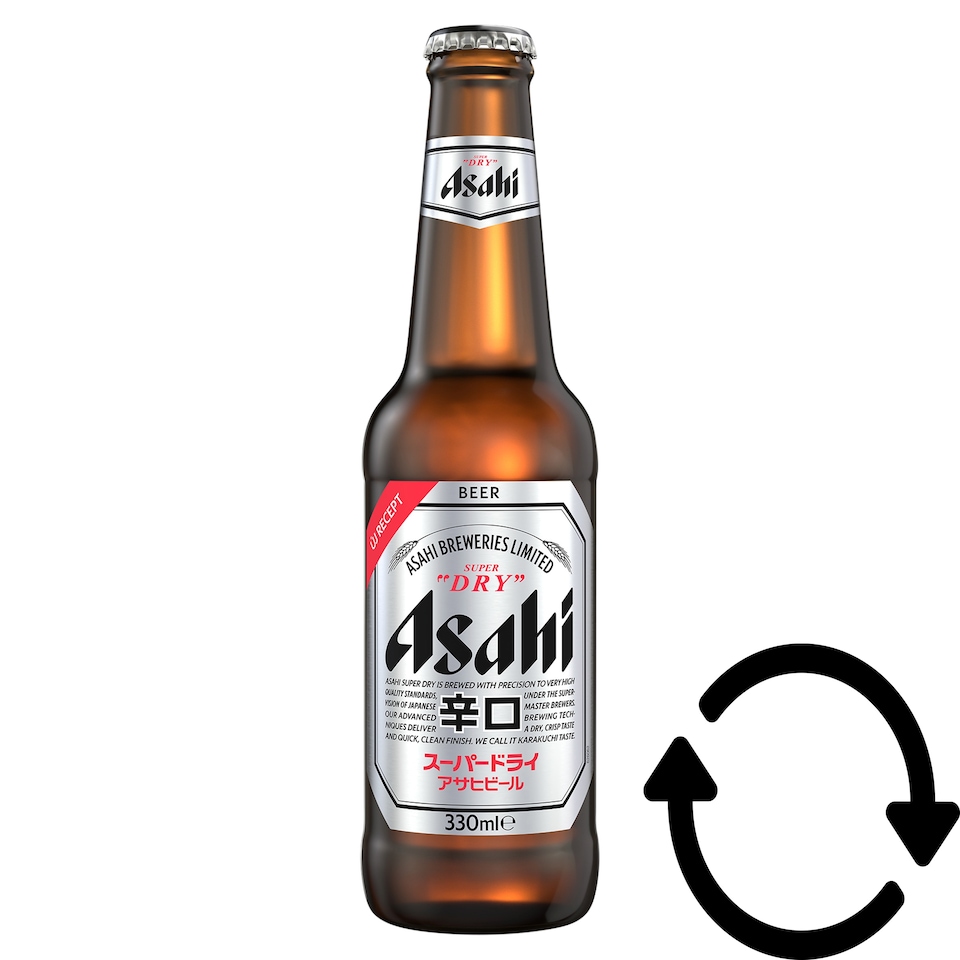 Asahi Super Dry világos sör 5% 330 ml