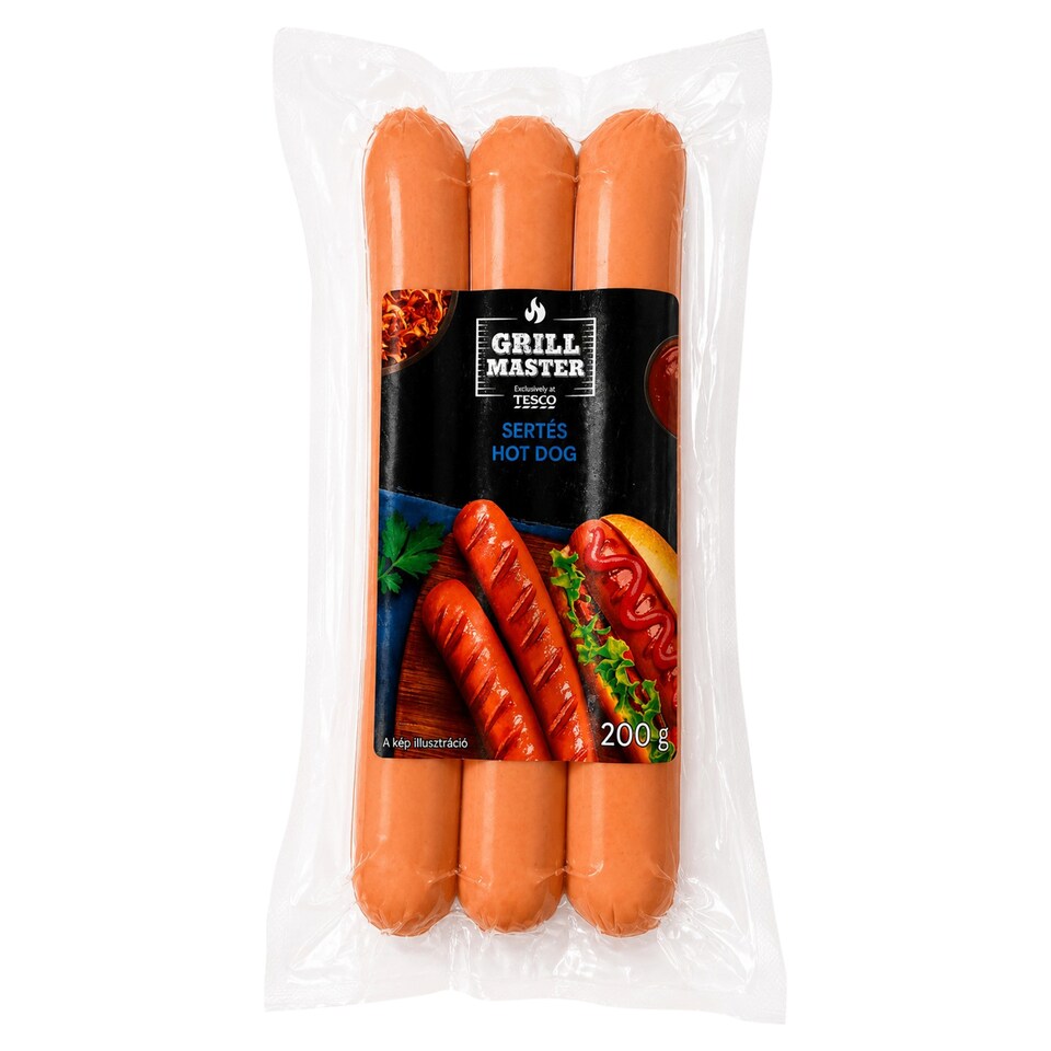 Grill Master sertés hot-dog 200 g