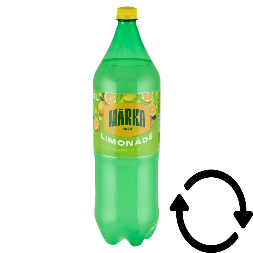 Márka Lemonade Lemon Flavoured Energy-Free Carbonated Soft Drink with Sweeteners 2 l