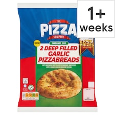 The Pizza Company Deep Filled Garlic Bread 2 Pack
