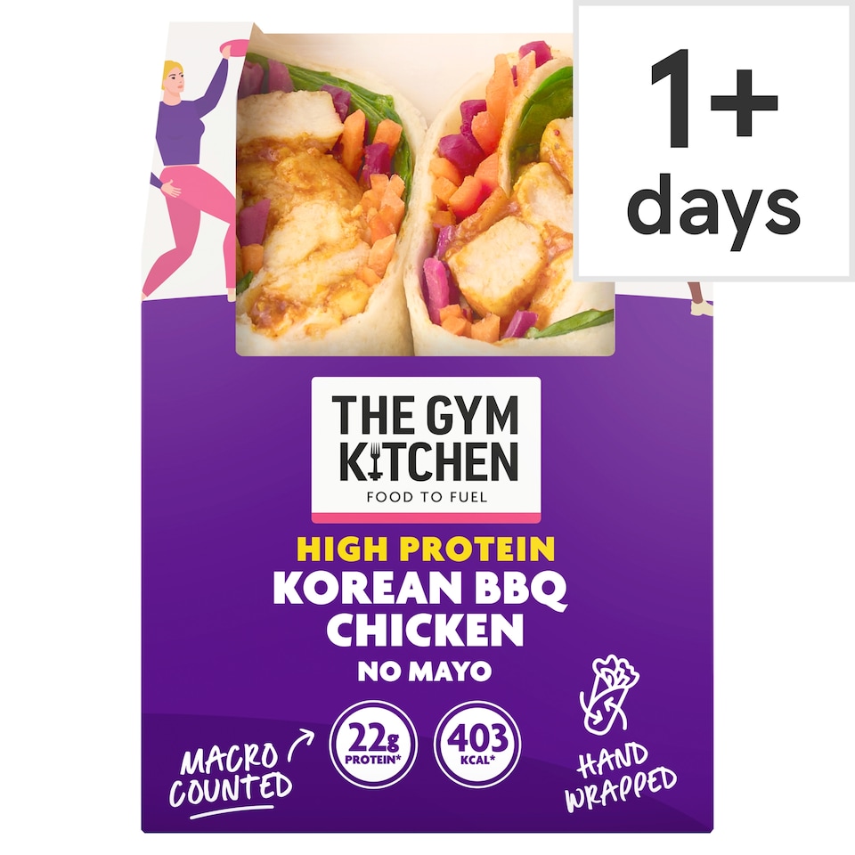 image 1 of The Gym Kitchen Korean BBQ Chicken Wrap