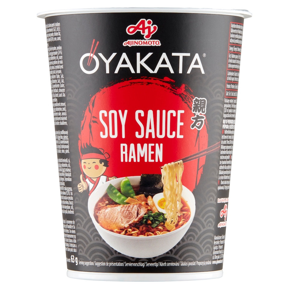 OYAKATA NOODLES SOYA RAMEN SOUP CUP 63g