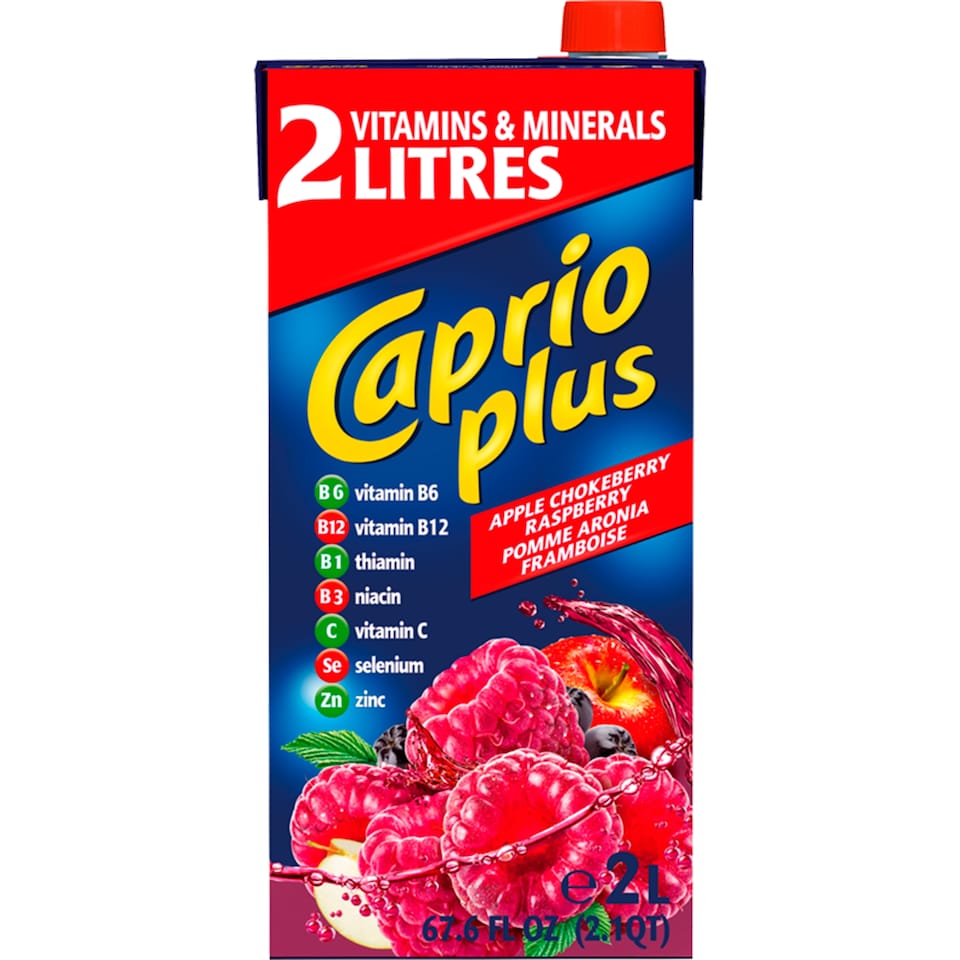 Caprio Apple & Raspberry Drink 2 Litre Carton