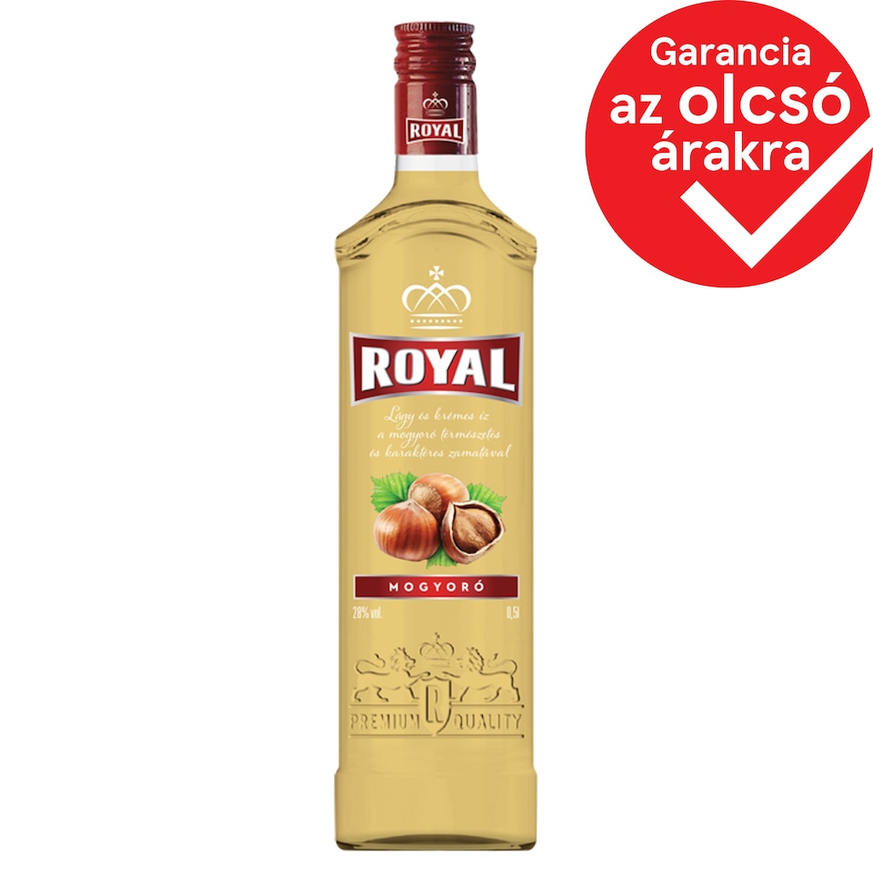 Royal Hazelnut Liqueur 28% 0,5 l