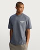 image 2 of F&F Pure Cotton Oversized Recreation Athl. Dept. Slogan T-Shirt in Blue