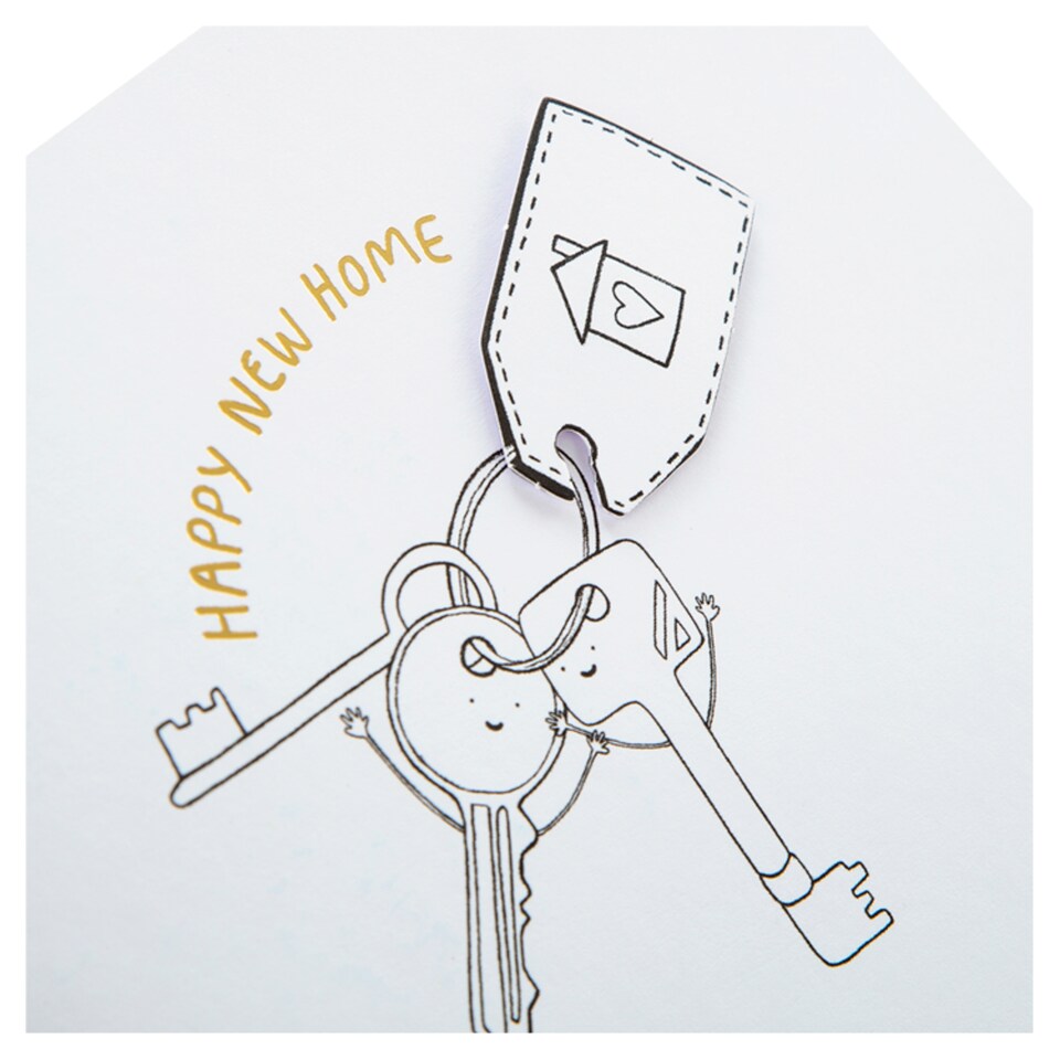 image 1 of Hallmark New Home Card Happy New Home (3D)