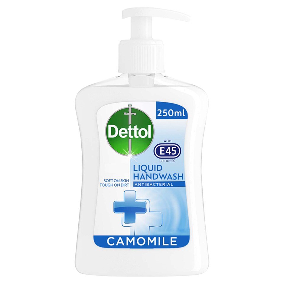 image 1 of Dettol With E45 Handwash Camomile 250Ml