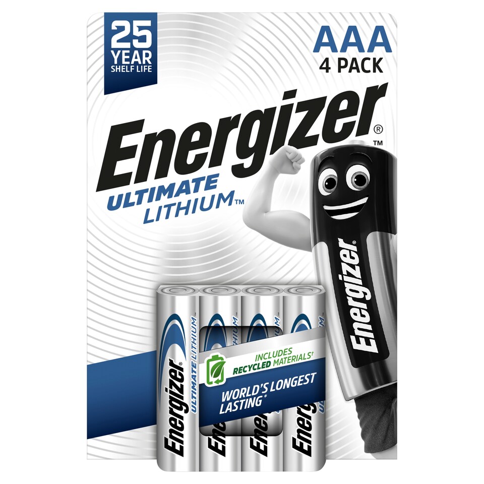 image 1 of Energizer Ultimate Lithium Aaa 4 Pack