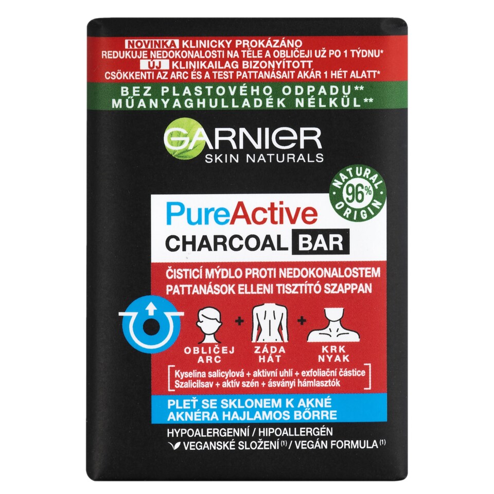 Garnier Pure Active Charcoal Bar; 100 g 