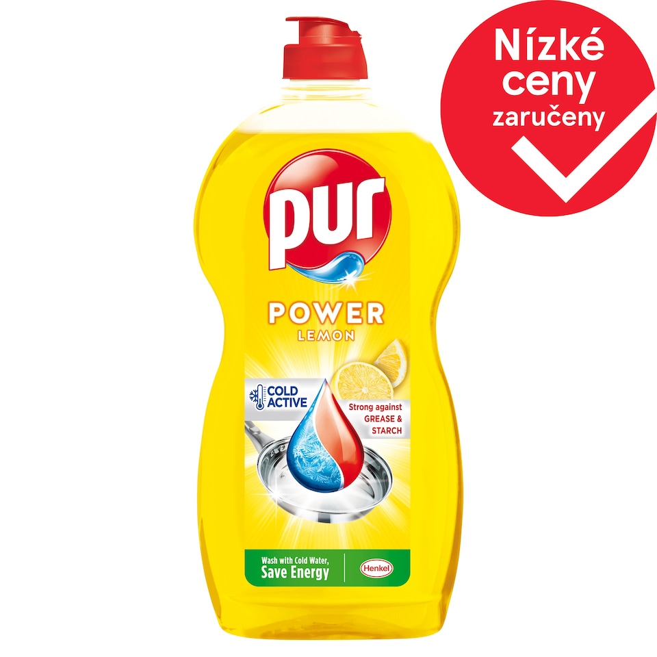 Pur Power Lemon Čisticí prostředek na ruční mytí nádobí 1200ml