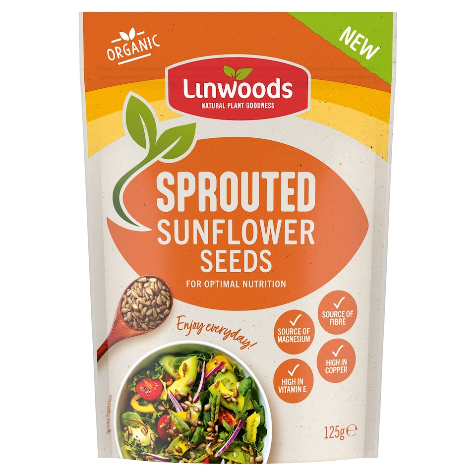 image 1 of Linwoods Organic Sprouted Sunflower Seeds 125g
