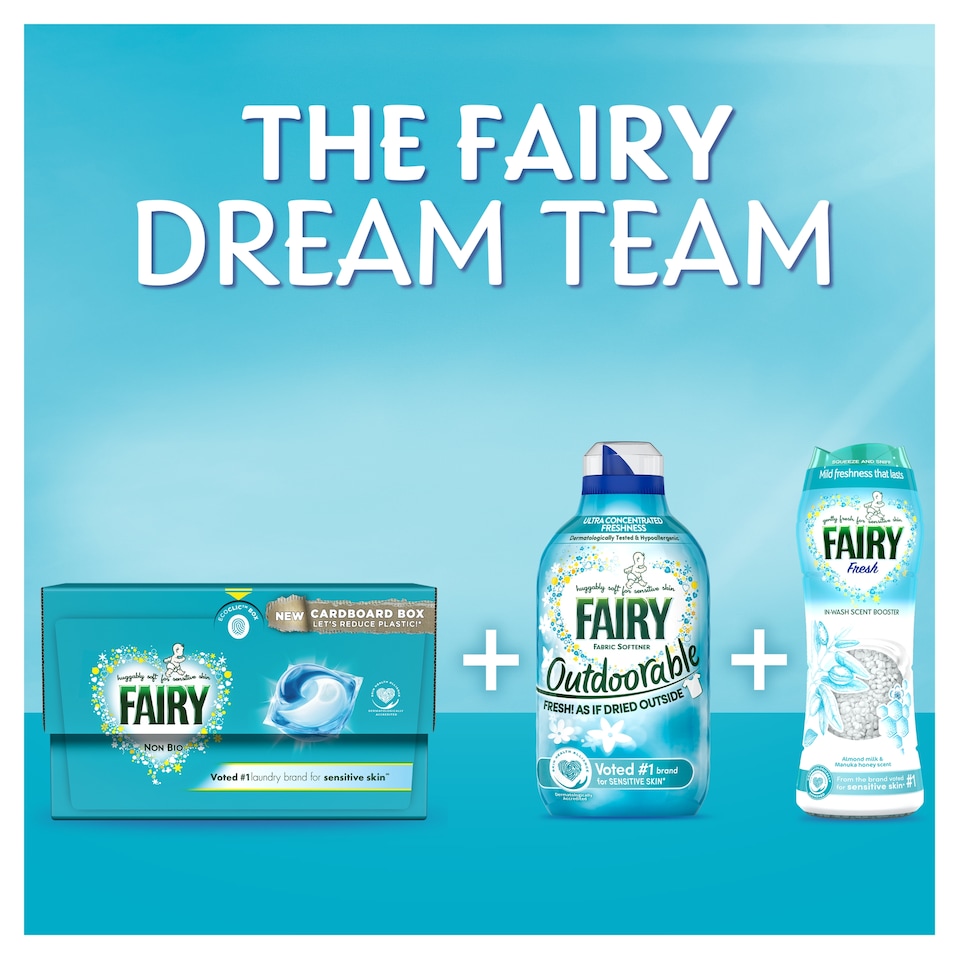 image 1 of Fairy In-Wash Scent Booster Almond Milk & Manuka Honey 420g