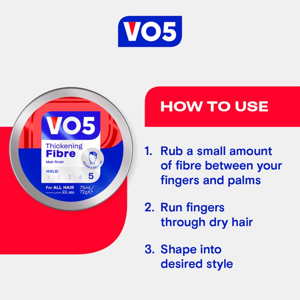 image 1 of Vo5 Extreme Style Matte Fibre 75Ml