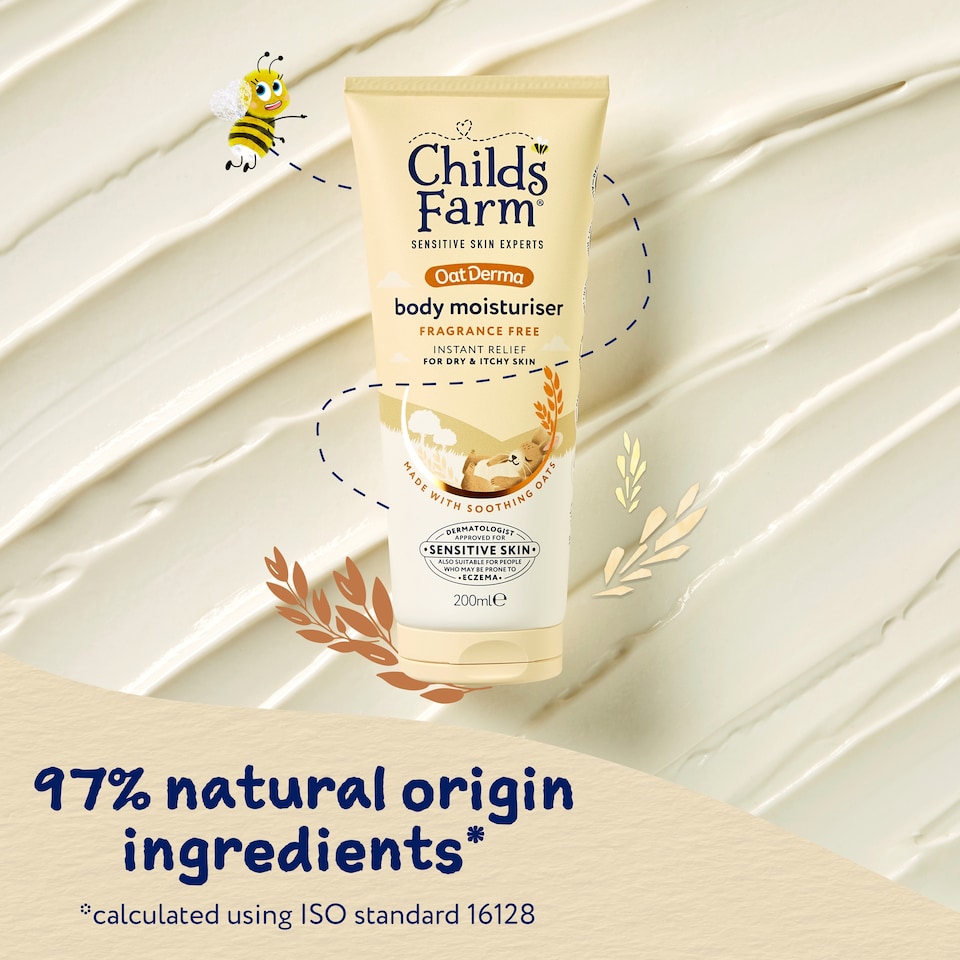 image 1 of Childs Farm OatDerma Body Moisturiser Fragrance Free 200ml