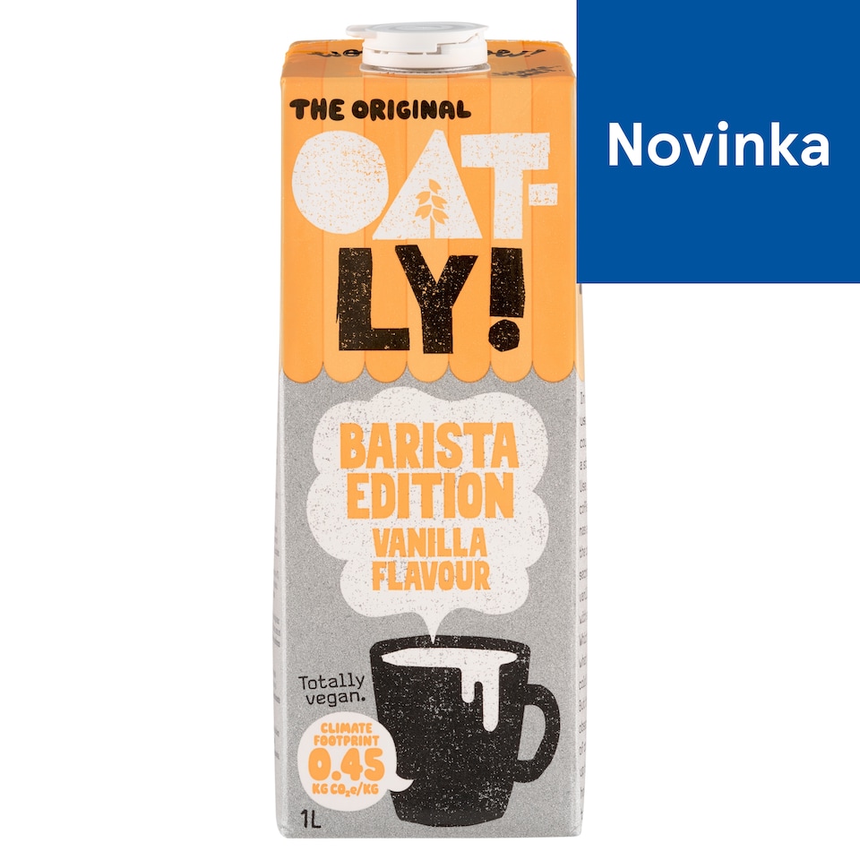 obrázok 1 z Oatly! Barista Edition ovsený nápoj s vanilkovou príchuťou 1 l
