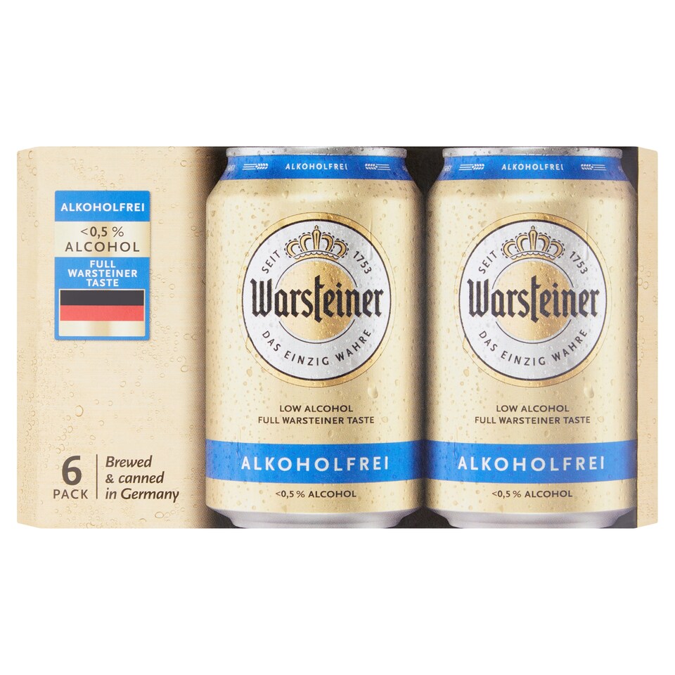 Warsteiner Alkoholfrei Beer 6 X 330Ml