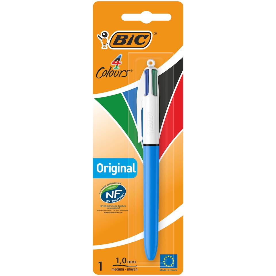 image 1 of BIC 4 Colours Original Ball Pen 1 Pack