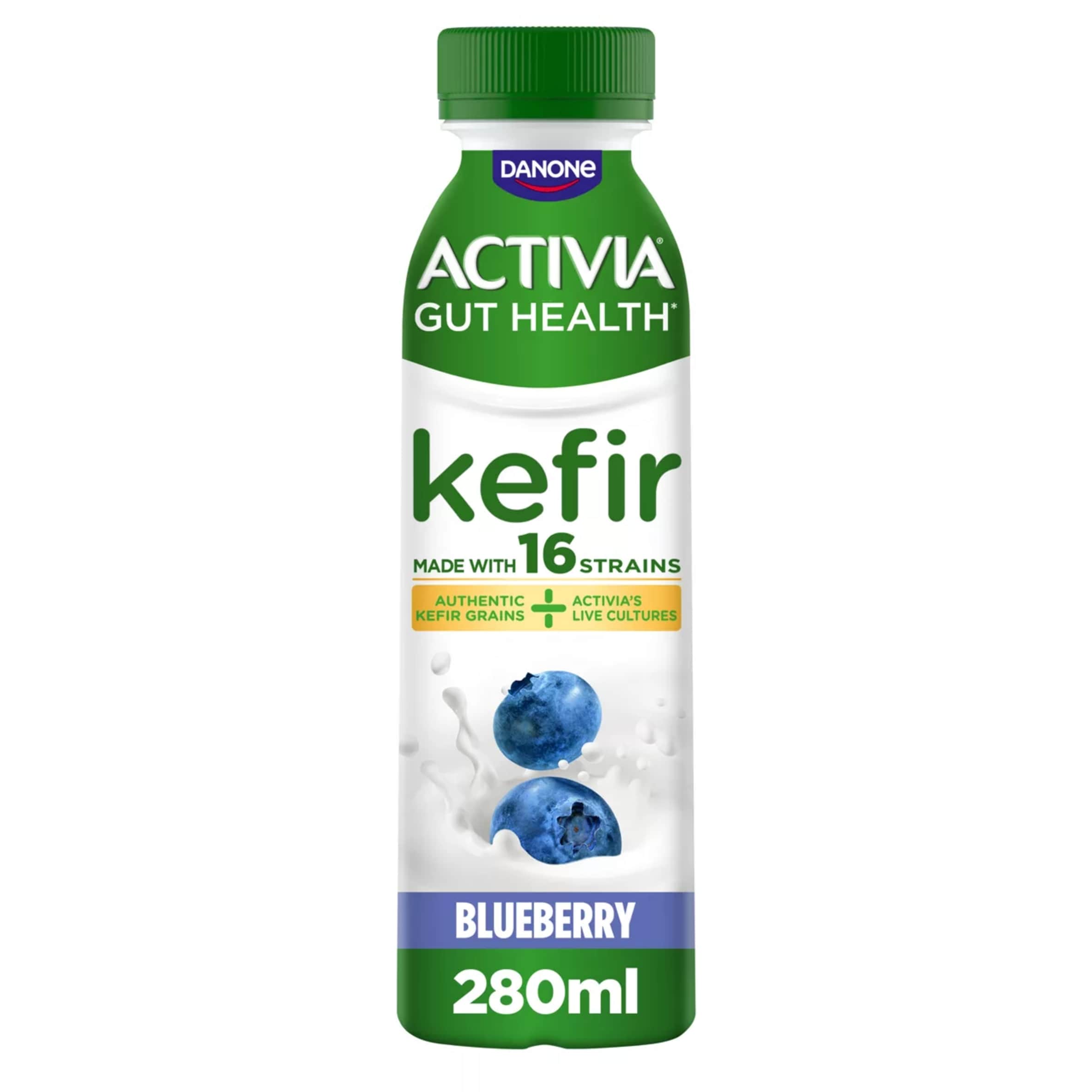 Activia Kefir Blueberry Gut Health Kefir Drink 280g