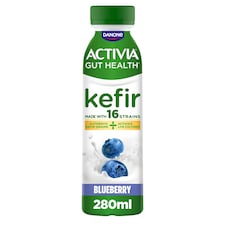 Activia Kefir Blueberry Gut Health Kefir Drink 280g