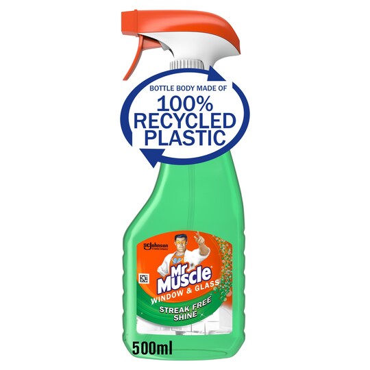 Mr Muscle Window Cleaner Spray 500Ml Tesco Groceries