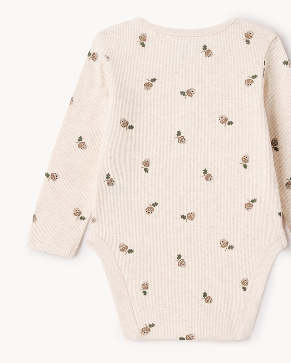 image 1 of F&F Baby 3-Piece Cotton Rich Acorn Set in Navy