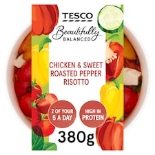 Tesco Beautifully Balanced Chicken & Roast Pepper Risotto 380G