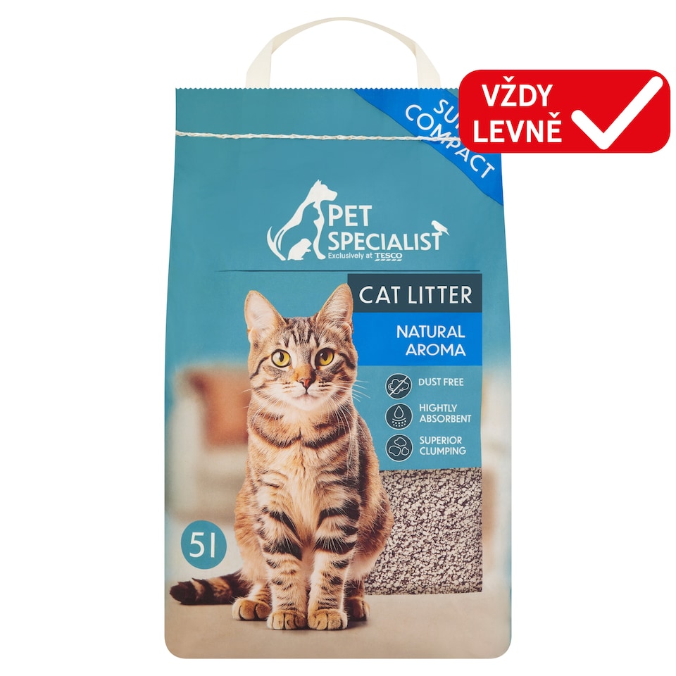 Pet Specialist Bentonit Cat Litter Natural Aroma 5 L
