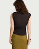 image 3 of F&F Knitted Ring Accent Top in Brown