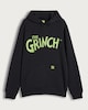 image 4 of The Grinch Slogan Hoodie in Black