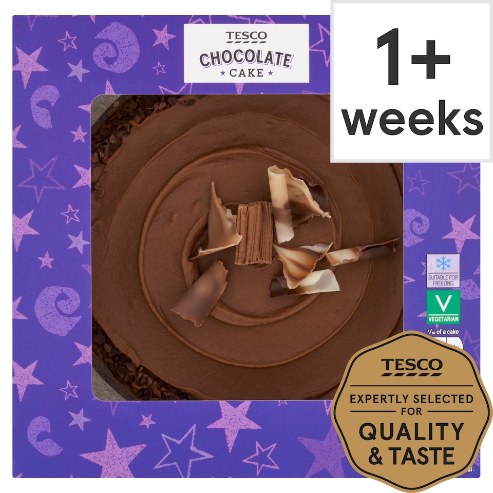 Tesco Small Chocolate Party Cake