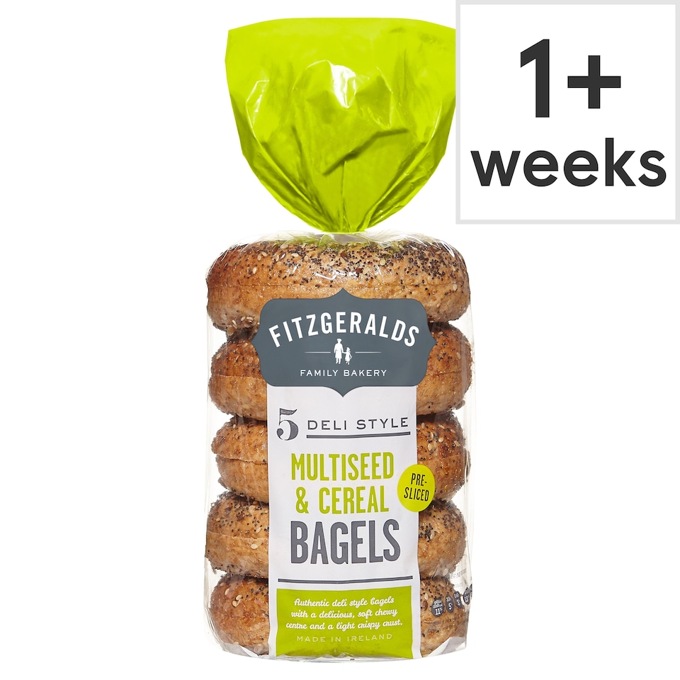 Fitzgeralds Multiseed & Cereal Bagels 425G