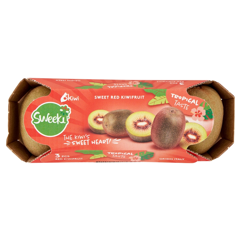 Sweeki Red Kiwi, Piros 3 pcs 230 g