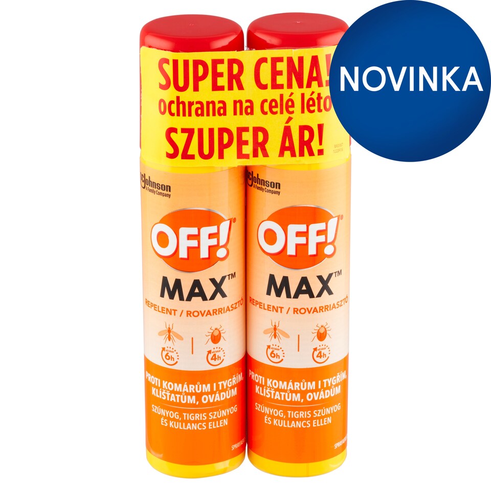 image 1 of OFF! Max Repellent 2 x 100 ml