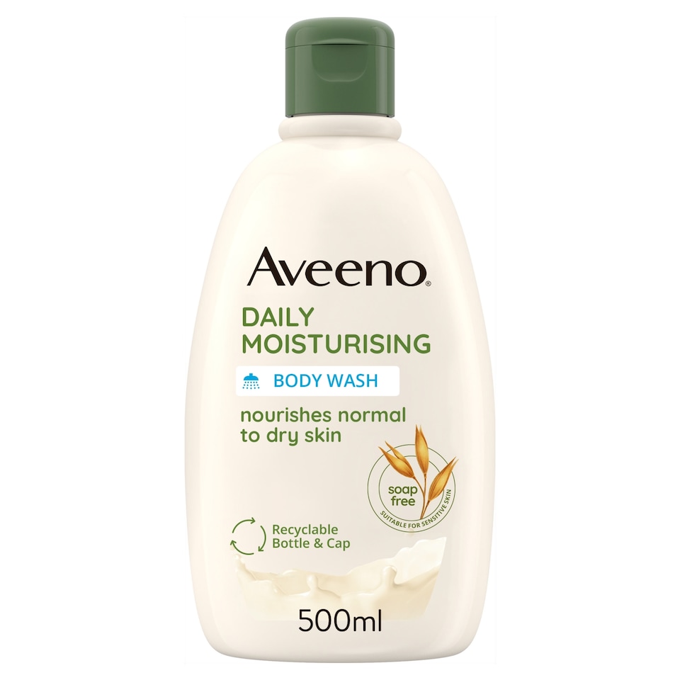 image 1 of Aveeno Daily Moisturising Body Wash Shower Gel Sensitive Skin 500ml