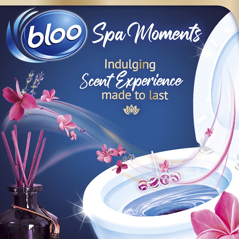 image 1 of Bloo Spa Moments Rim Block - Harmony 50g
