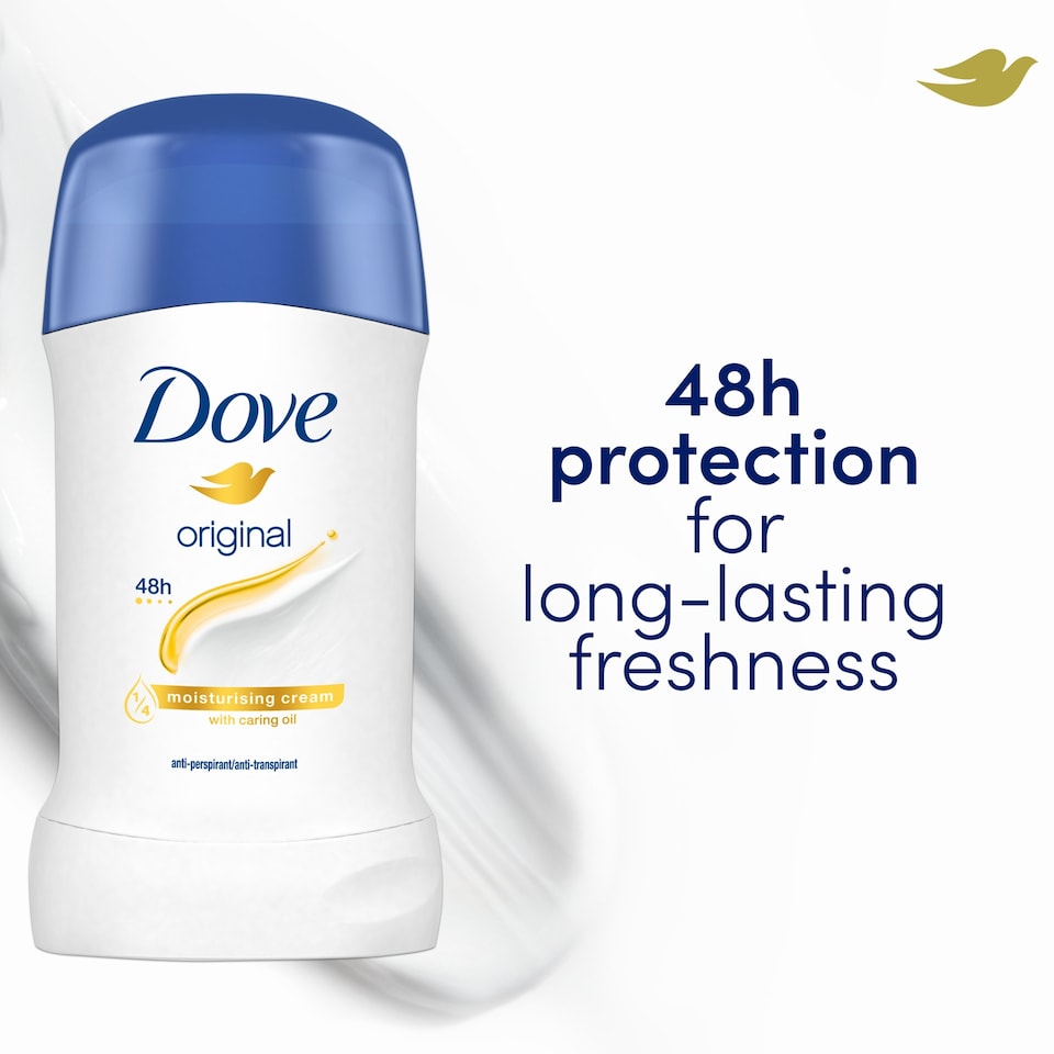 image 1 of Dove Women Original 48h Antiperspirant Deodorant Stick 40ml