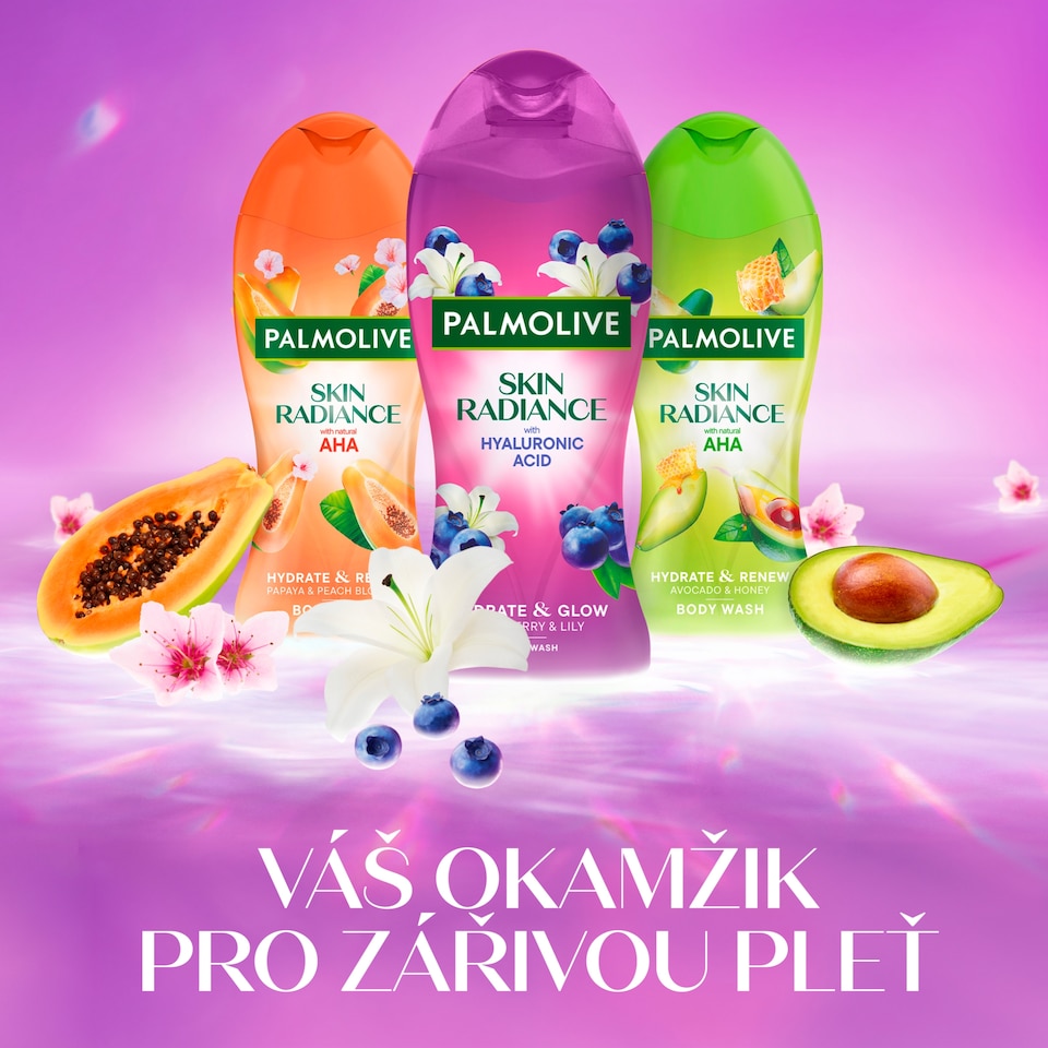 Obrázek 1 pro produkt Sprchový gel Palmolive Skin Radiance Blueberry&Lilly 