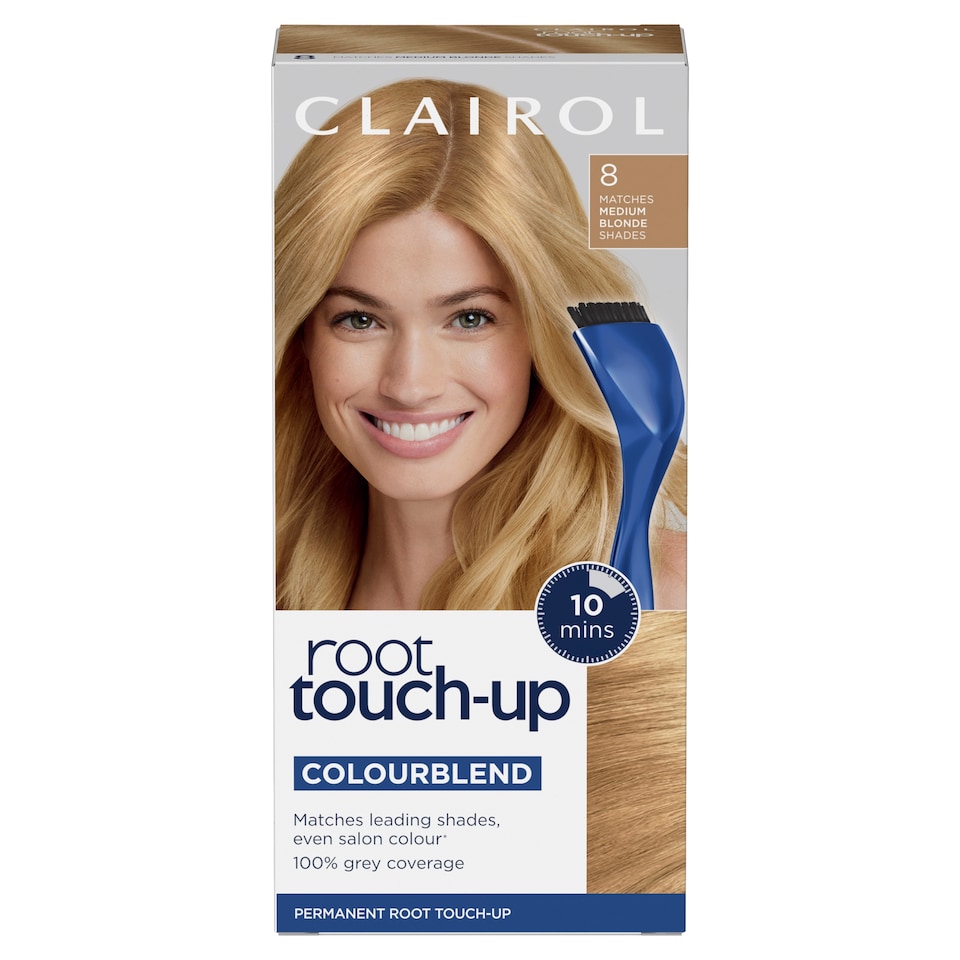 image 1 of Clairol Root Touch-Up Permanent Hair Dye - Medium Blonde 8