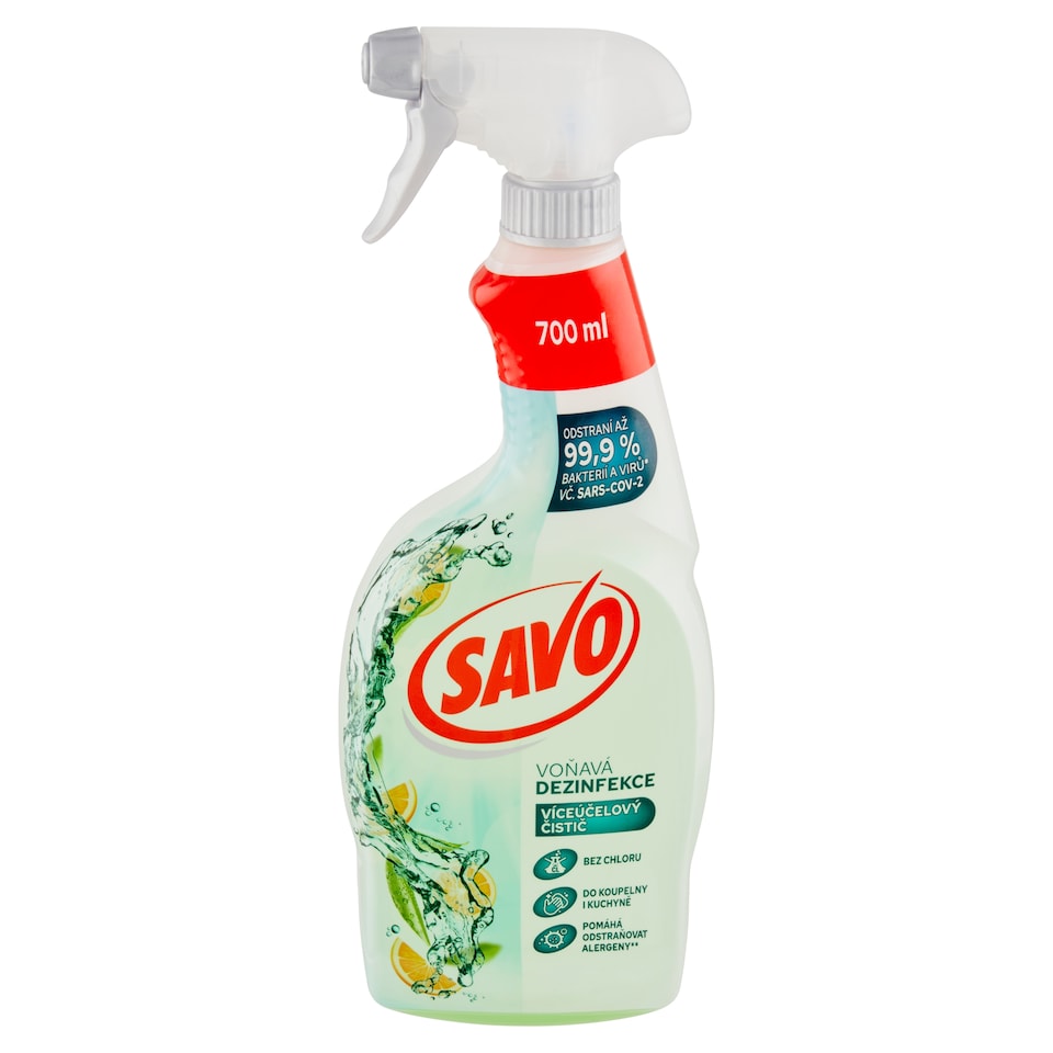 obrázok 1 z Savo Dezinfekcia bez chlóru viacúčelový sprej 700 ml