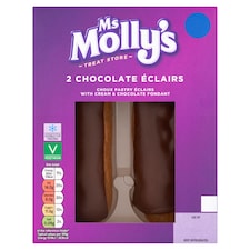 Ms Molly's Belgian Chocolate Eclairs 2 Pack