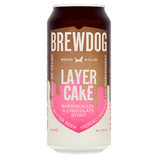 Brewdog Layer Cake Marshmallow & Chocolate Stout 440Ml Tesco Groceries