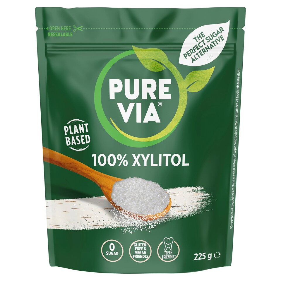 Pure Via 100% Xylitol Plant Based 225G